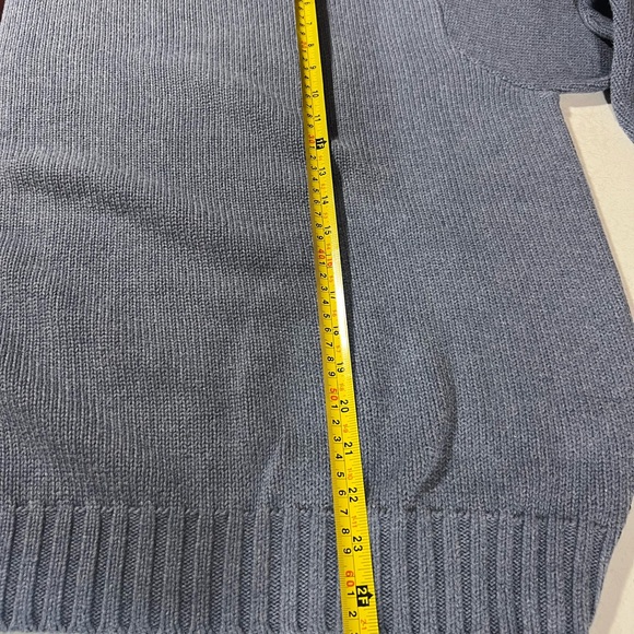 Men’s Polo Ralph Lauren XL Blue Sweater With Blue Pony Logo - Picture 11 of 11